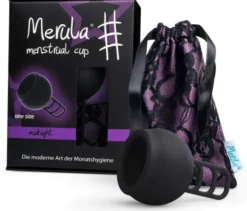 Merula Menstrual Cup Midnight Schwarz 1 Stück