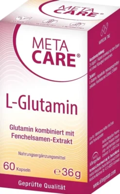 Metacare L-Glutamin 60 Kapseln