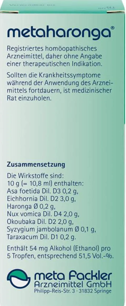 Metaharonga Tropfen 50 ml Mischung