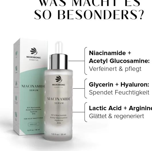 Microbionic cosmetics Niacinamide Serum 30 ml
