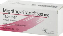 Migräne Kranit 500 mg 50 Tabletten