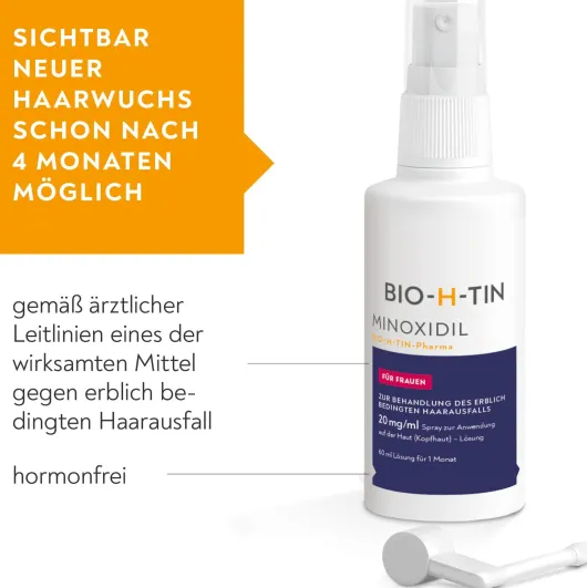 Minoxidil Bio-H-Tin Pharma 20 mg Pro ml Spray 3 X 60 ml