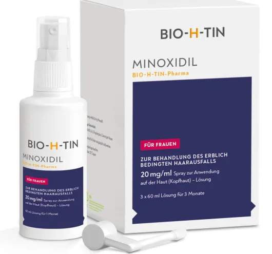 Minoxidil Bio-H-Tin Pharma 20 mg Pro ml Spray 3 X 60 ml