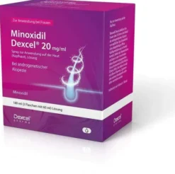 Minoxidil Dexcel 20 mg Je ml 3 X 60 ml Spray