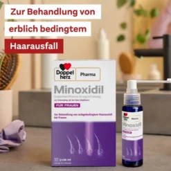 Minoxidil Doppelherz Pharma 20 mg je ml 3 x 60 ml Lösung für Frauen