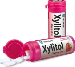 Miradent Xylitol Chewing Gum Kids Erdbeere 30 Stück