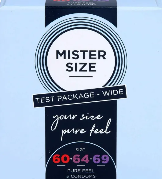 Mister Size Probierpackung 60-64-69 Kondome 3 Stüc