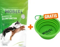 Mobeel Pulver für Hund und Katze 150 g + gratis Mobeel Faltnapf