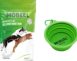 Mobeel Pulver für Hund und Katze 150 g + gratis Mobeel Faltnapf