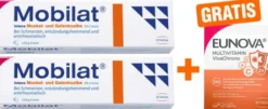 Mobilat intens Muskel- und Gelenksalbe 3 % 2 x 100 g + gratis Eunova VivaChrono 2 x 10 Tabletten