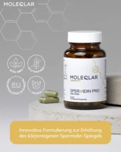 MoleQlar Longevity Spermidin PRO 60 Kapseln