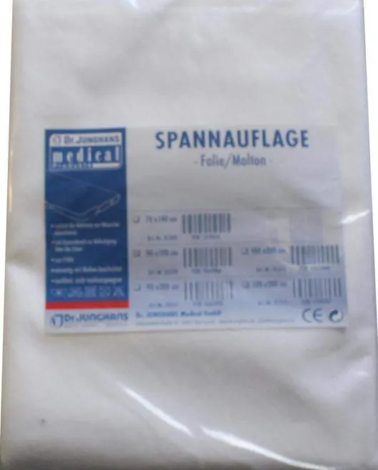 Molton Spannauflage 90x190cm Mit Folie Einseitig