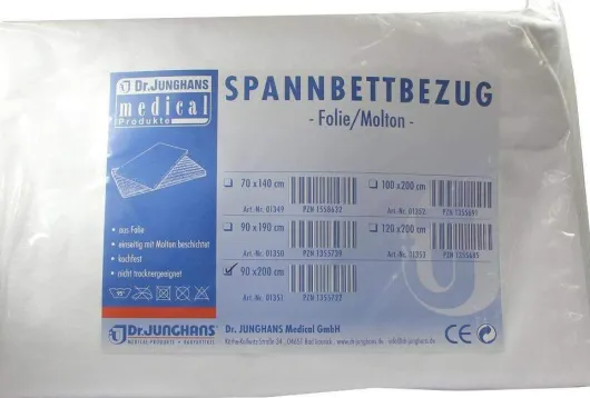 Molton Spannbettbezug 90x200cm Mit Folie