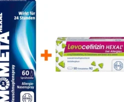 Mometahexal Heuschnupfenspray 50µg 60 Sprühstöße + Levocetirizin Hexal 50 Filmtabletten