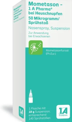 Mometason 1A Pharma bei Heuschnupfen 50µg pro Sprühstoß 18 g