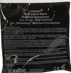 Moor Kalt Warm Mehrfachkompresse Naturmoor 13 X 14 cm 1 Stück