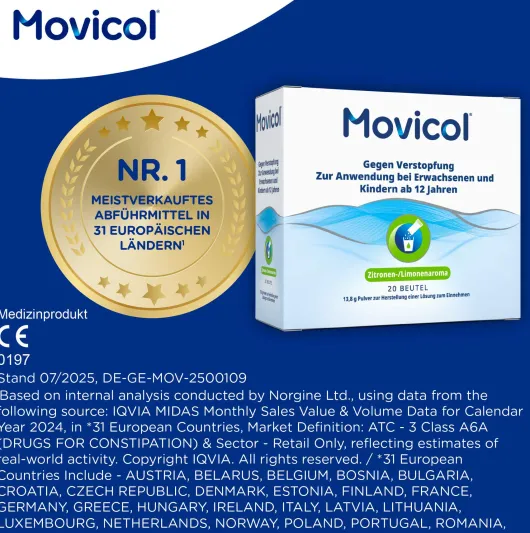 Movicol Schoko Plv.Z.Her.E.Lsg.Z.Einnehmen 50 Stück