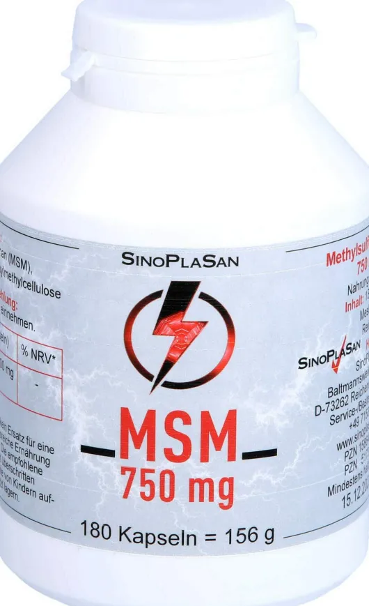 Msm 750 mg Mono 99,9% 180 Kapseln