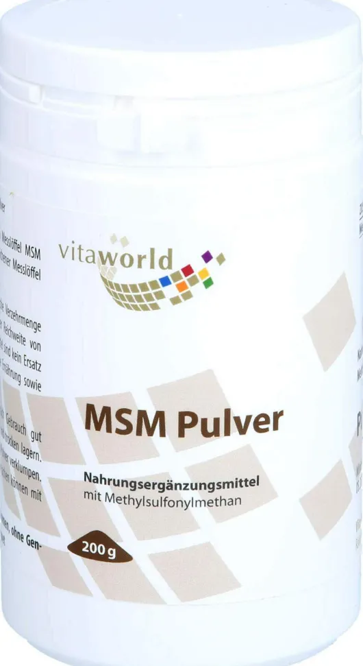 Msm 100% Rein Pulver 200 G