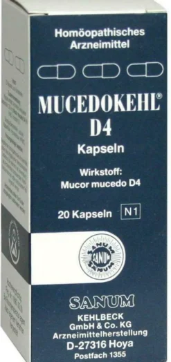 Mucedokehl D4 20 Kapseln