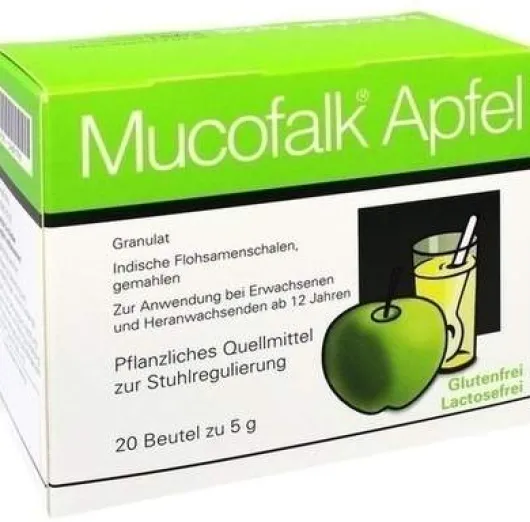 Mucofalk Apfel Granulat 20 Beutel