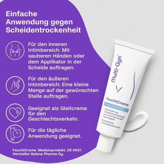 Multi-Gyn Feuchtcreme Mit Applikator 50 G
