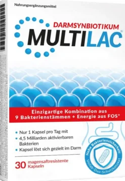 Multilac Darmsynbiotikum 30 Magensaftresistente Kapseln