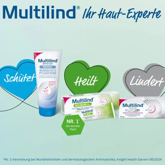 Multilind Wund-und Heilsalbe mit Zinkoxid und Nystatin 25 g