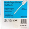Mundpflegestäbchen Schaumstoff Neutral 250 Stäbchen