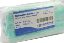 Mundschutz Mit Gummiband Grün 50 Stück