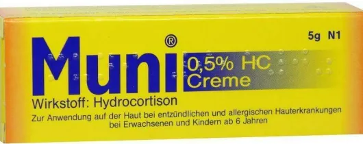 Muni 0,5% Hc 5 G Creme