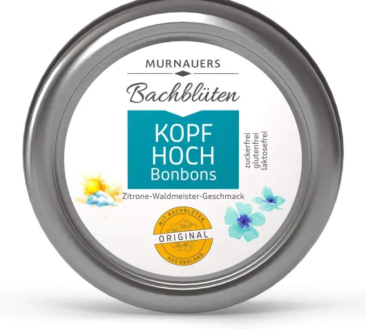 Murnauers Bachblüten Kopf Hoch Bonbons 50 g
