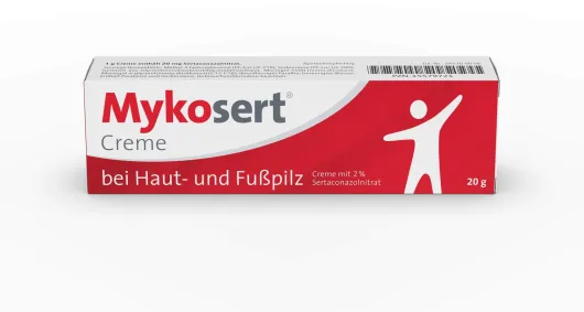Mykosert Creme bei Haut- und Fußpilz