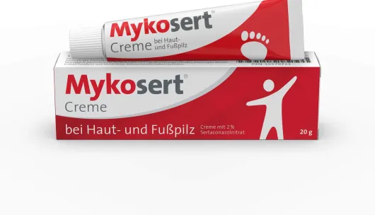 Mykosert Creme bei Haut- und Fußpilz