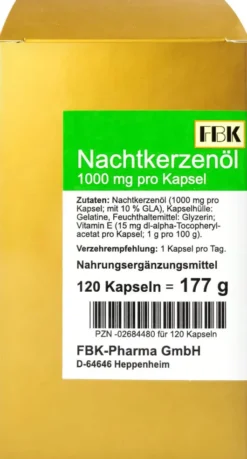 Nachtkerzenöl 1000 Kapseln