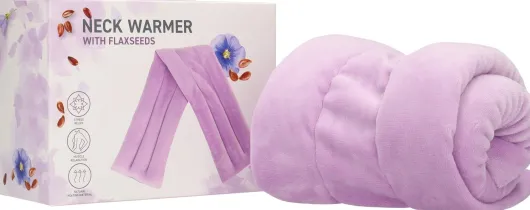 Nackenwärmer mit Leinsamen