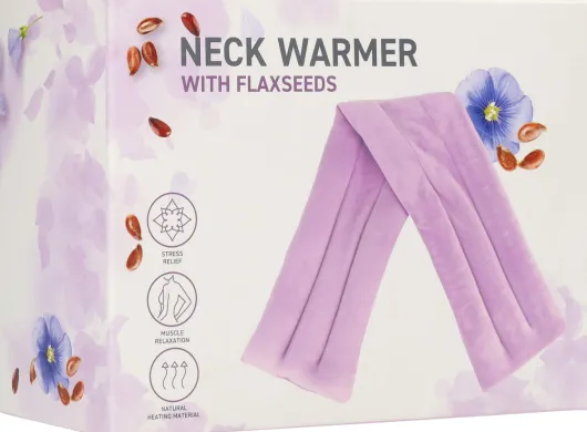 Nackenwärmer mit Leinsamen