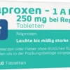 Naproxen 1a Pharma 250 mg bei Regelschmerzen 10 Tabletten