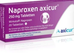 Naproxen axicur 250 mg 20 Tabletten
