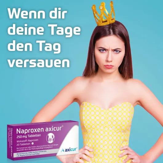 Naproxen axicur 250 mg 20 Tabletten