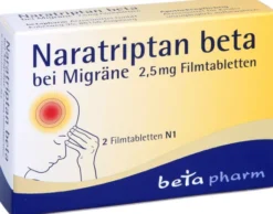 Naratriptan Beta bei Migräne 2,5 mg 2 Filmtabletten