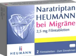 Naratriptan Heumann bei Migräne 2,5 mg 2 Filmtabletten