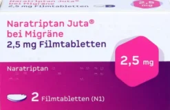 Naratriptan Juta bei Migräne 2,5 mg Filmtabletten 2 Stück