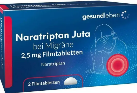 Naratriptan Juta bei Migräne 2,5 mg Filmtablett
