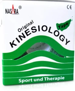 Nasara Kinesio Tape 5cmx5m Grün Inklusive Spenderbox