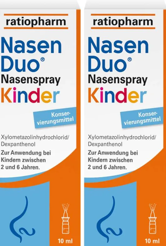 Nasenduo Nasenspray Kinder 2 x 10 ml