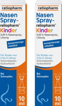 Nasenspray-ratiopharm Kinder konservierungsmittelfrei 2 x 10 ml