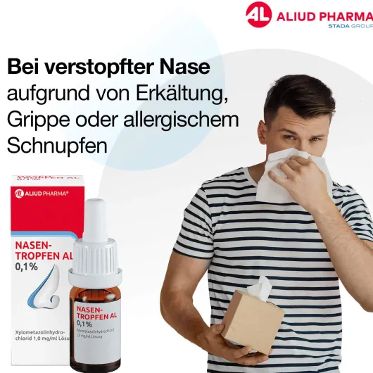 Nasentropfen AL 0,1% 10 ml Erwachsene und Schulkinder