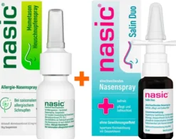 Nasic Mometason Heuschnupfenspray 18 g + Nasic Salin Duo Nasenspray 15 ml