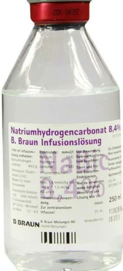 Natriumhydrogencarbonat B.Braun 8,4% 250 ml Infusionslösung